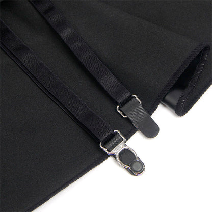 SUBBLIME - 957711 LACE ZIPPER LEATHER DRESS BLACK L/XL