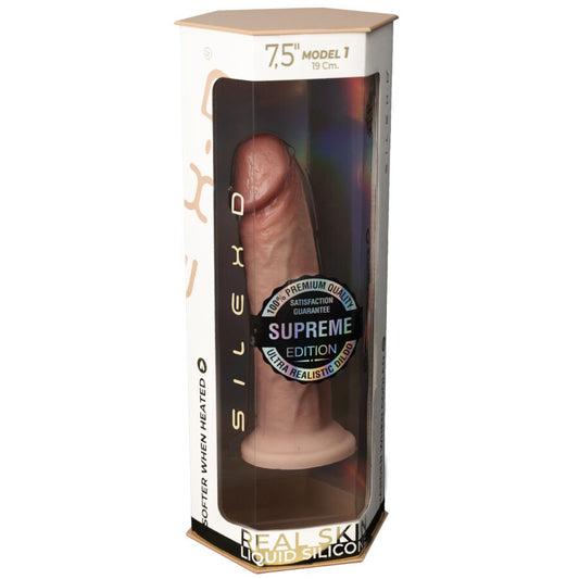 SILEXD - REALISTINEN PENIS MALLI 2 PREMIUM-LÄMPÖAKTIIVISILIKONI 19 CM