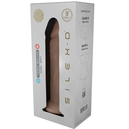 SILEXD - REALISTINEN PENIS MALLI 9 NESTEMÄISTÄ ​​SILIKONIA 22,8 CM
