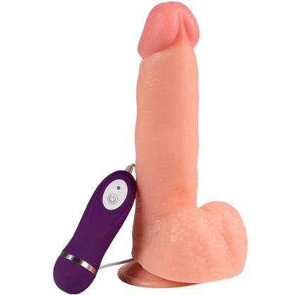 SHEQU - PHANTOM-VÄRISEVÄ DILDO KAUKOSÄÄTIMELLÄ 20 CM