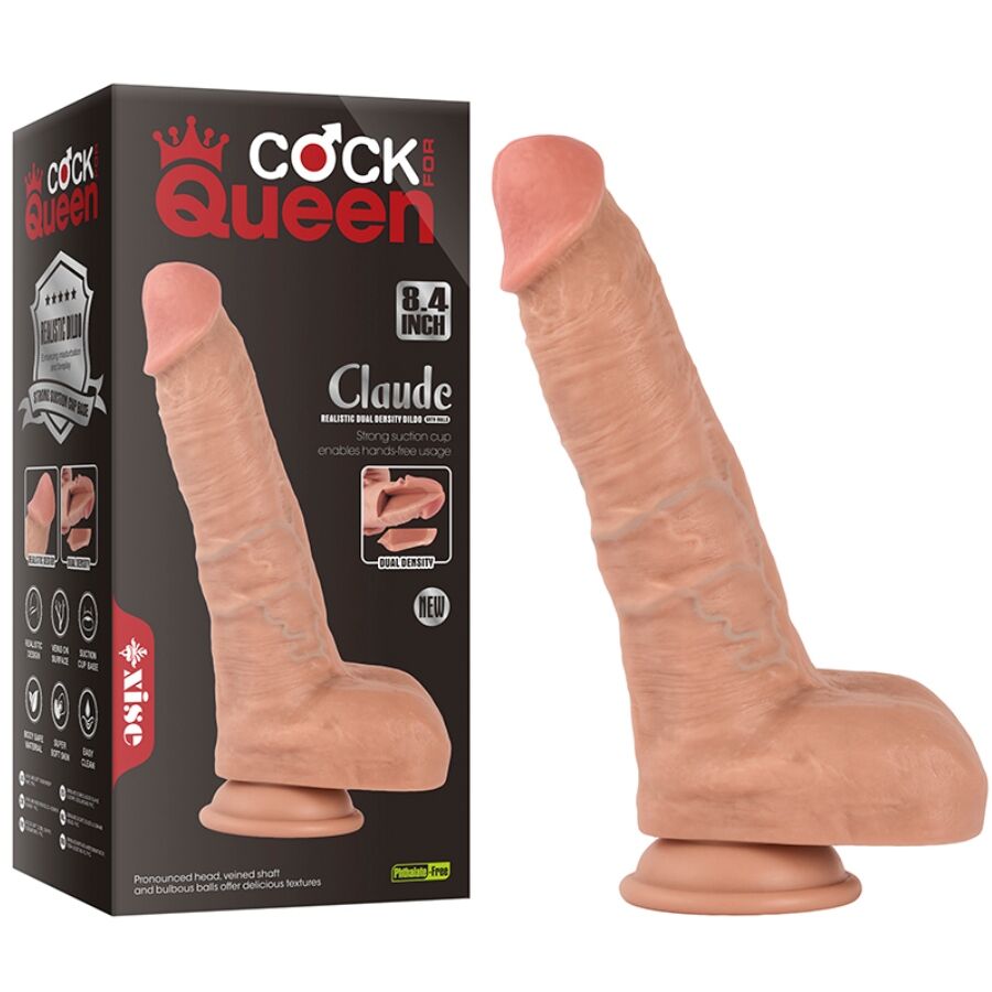 XISE - CLAUDE REALISTINEN KAKSOISTIHEYSDILDO 16,5 CM