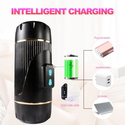 SHEQU - KAY DUBBELMASTURBATOR MED DUBBEL MUN- OCH VAGINAVIBRATION