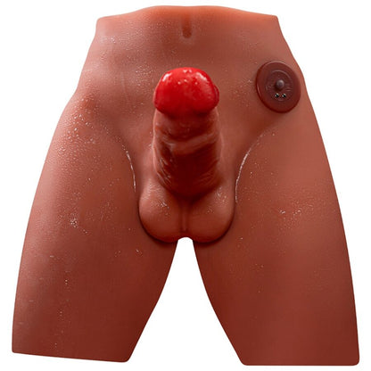 XISE - JASON REALISTINEN DILDOMASTURBAATORI TYÖNTÖ- JA VÄRINÄVOIMALLA 17 CM