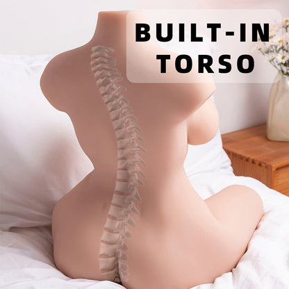 XISE - TIDY KVINNLIG REALISTISK TORSO MED DRAGKRAFTIGHET 71 CM