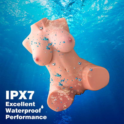 XISE - DANIA TYÖNTÄVÄ REALISTINEN VÄRISEVÄ NAISEN TORSON 52 CM