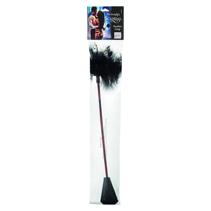CALEXOTICS - SCANDAL BLACK FEATHER WHIP
