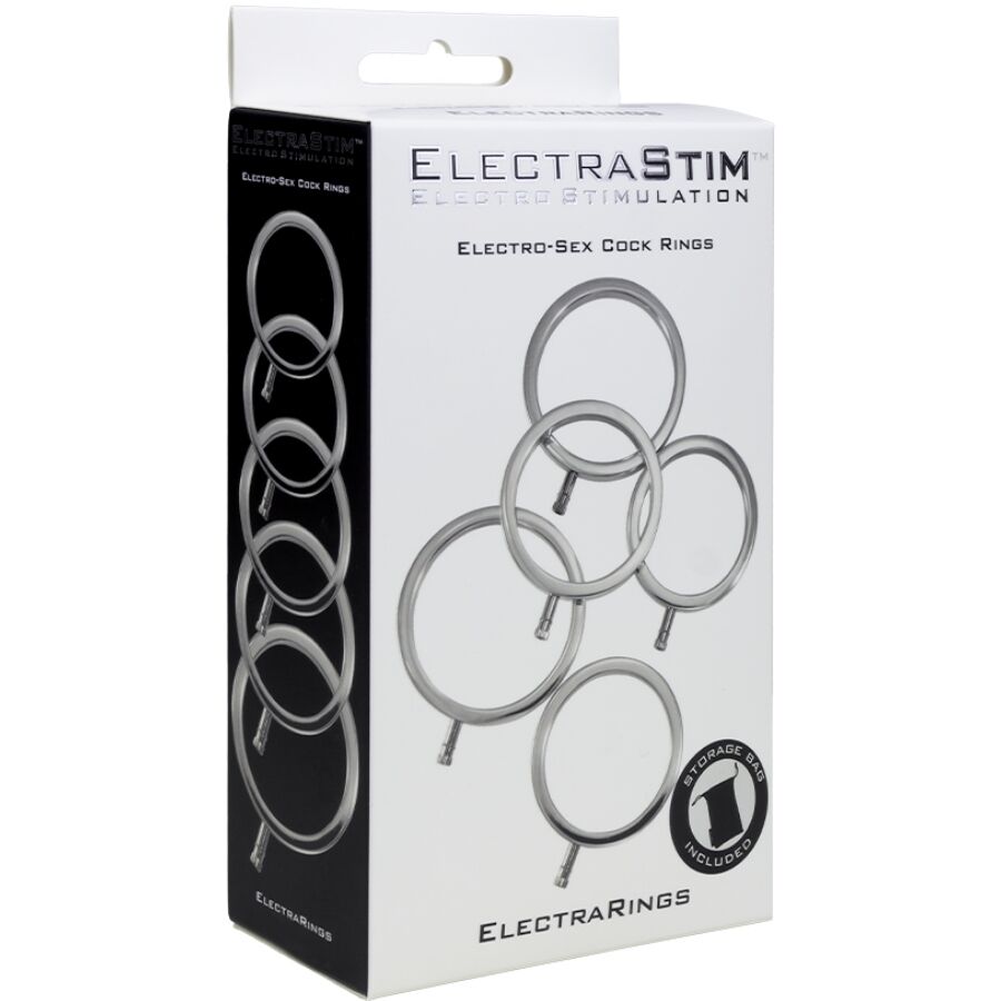 ELECTRASTIM - ELECTRARINGS METALLPENISRINGAR 5-PACK
