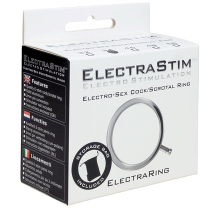 ELECTRASTIM - ELECTRARINGS METALLISET PENISRENKAAT 34 MM