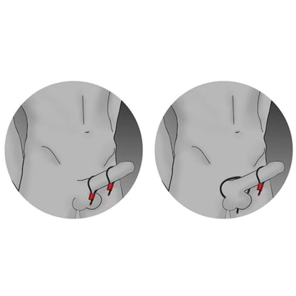 ELECTRASTIM - PRESTIGE ELECTRA LOOPS SÄÄDETTÄVÄT PENSIRENKAAT PUNAISET