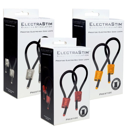 ELECTRASTIM - PRESTIGE ELECTRA LOOPS SÄÄDETTÄVÄT PENSIRENKAAT PUNAISET