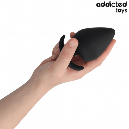 BEROENDE LEKSAKER - ANALPLUGG SILIKON STORLEK XXL 11 CM