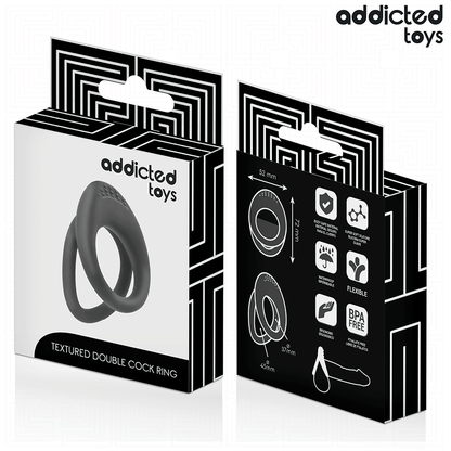 ADDICTED TOYS - KAKSINKERTAINEN PENISRENGAS