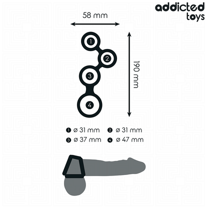ADDICTED TOYS - PENISRENGAS KIVEKSILLE JAKAJILLA