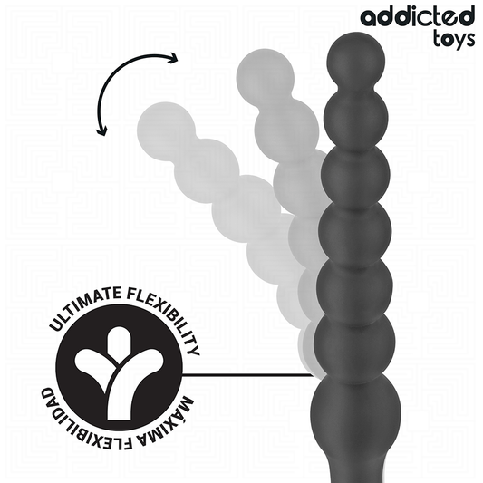 ADDICTED TOYS - KAKSOISANAALIHIERONTALAITE SILIKONI 24 CM