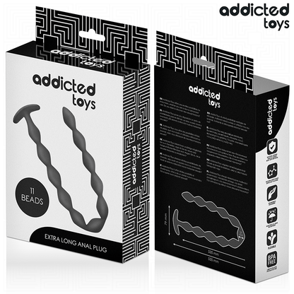 ADDICTED TOYS - ERITTÄIN PITKÄ SILIKONIANAALITULPPA
