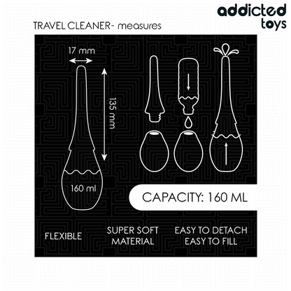 ADDICTED TOYS - TRAVEL CLEANER SILICONE MODEL 3