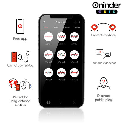 ONINDER CUTE - LOVE BUTT VIBRERANDE ANALPLUGGDILATOR - GRATIS VÄRLDSOMSPÄNNANDE APP