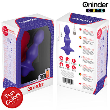 ONINDER CUTE - LOVE BUTT VIBRERANDE ANALPLUGGDILATOR - GRATIS VÄRLDSOMSPÄNNANDE APP