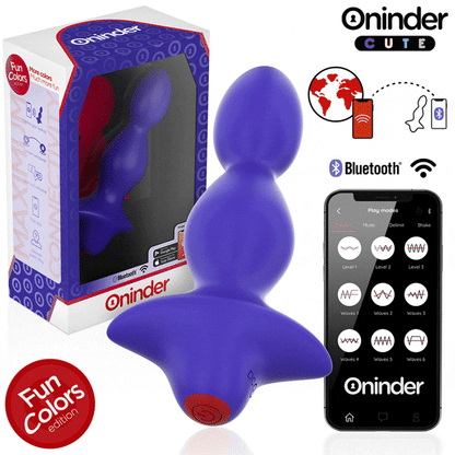 ONINDER CUTE - LOVE BUTT VIBRERANDE ANALPLUGGDILATOR - GRATIS VÄRLDSOMSPÄNNANDE APP