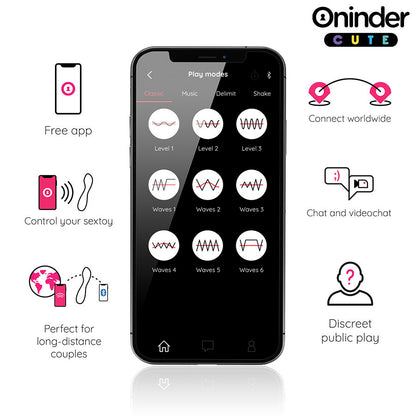 ONINDER CUTE - LOVE BUDDY MASTER G-SPOT VIBRATOR - FREE WORLDWIDE APP
