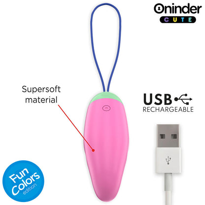 ONINDER CUTE - LOVE PLEASURE VIBRO-ROTATING EGG 360 SILICONE - FREE WORLDWIDE APP