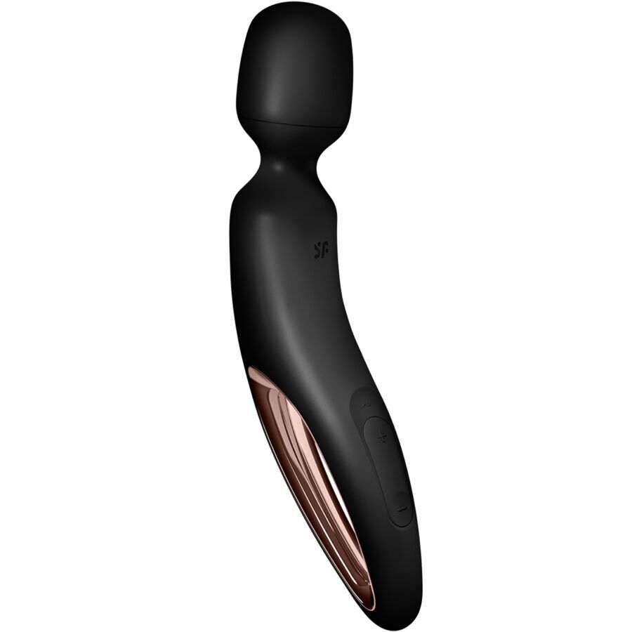 SATISFYER - WAND ERLAND VÄRISEVÄ HIERONTALAITTEEN MUSTA