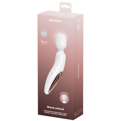 SATISFYER - WAND ERLAND VÄRISEVÄ HIERONTALAITE VALKOINEN