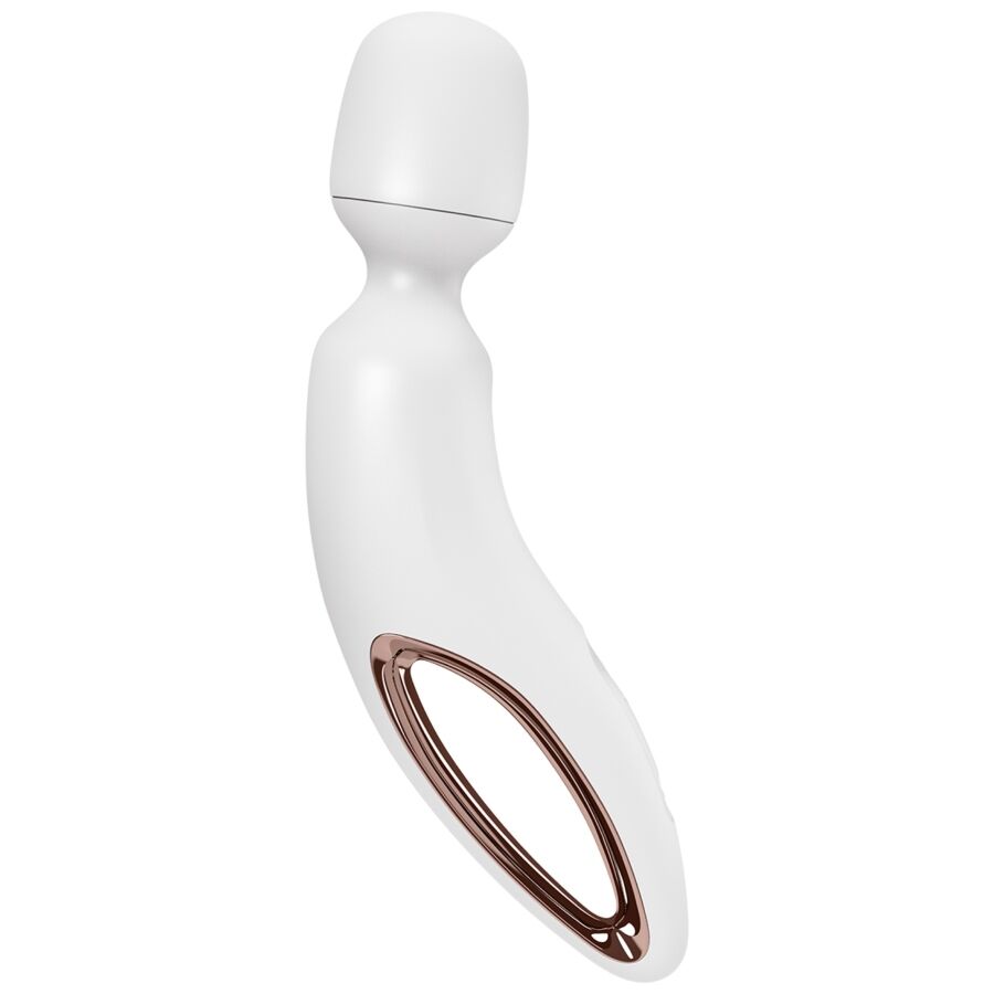 SATISFYER - WAND ERLAND VÄRISEVÄ HIERONTALAITE VALKOINEN