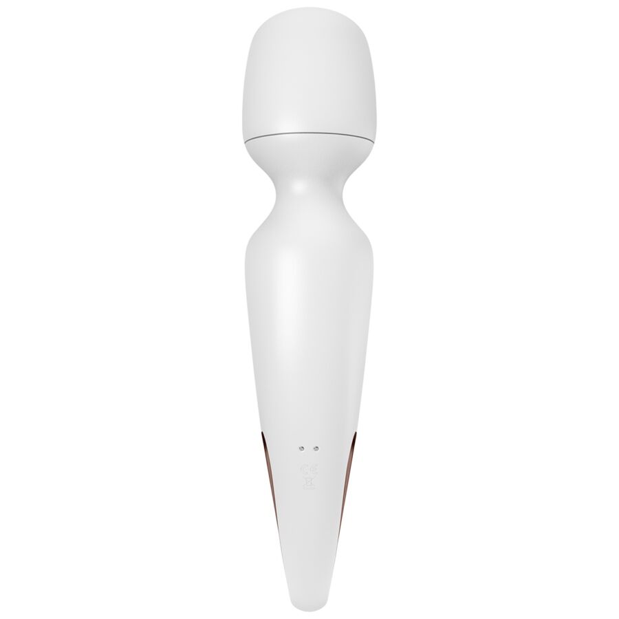 SATISFYER - WAND ERLAND VÄRISEVÄ HIERONTALAITE VALKOINEN