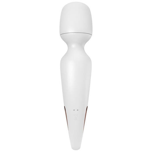 SATISFYER - WAND ERLAND VÄRISEVÄ HIERONTALAITE VALKOINEN