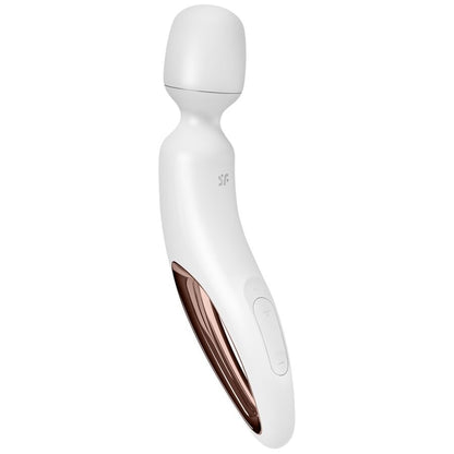 SATISFYER - WAND ERLAND VÄRISEVÄ HIERONTALAITE VALKOINEN