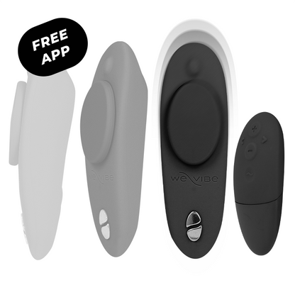 WE-VIBE - MOXIE + MUSTA KLITORAALISVIBRAATTORI