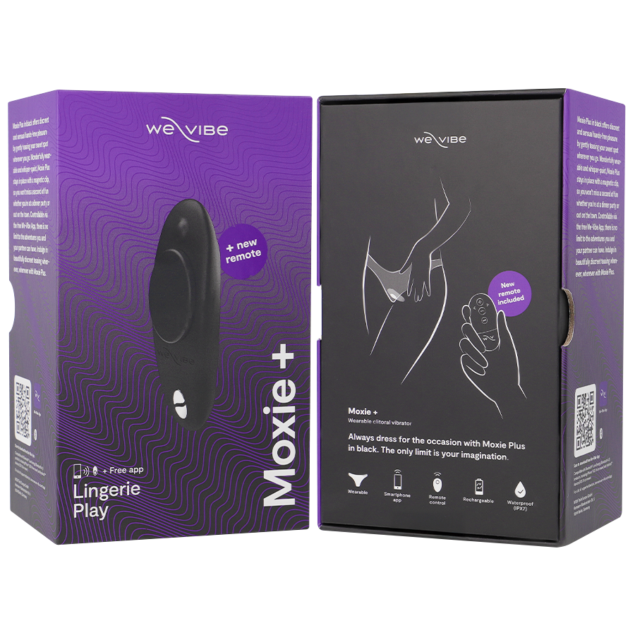 WE-VIBE - MOXIE + MUSTA KLITORAALISVIBRAATTORI
