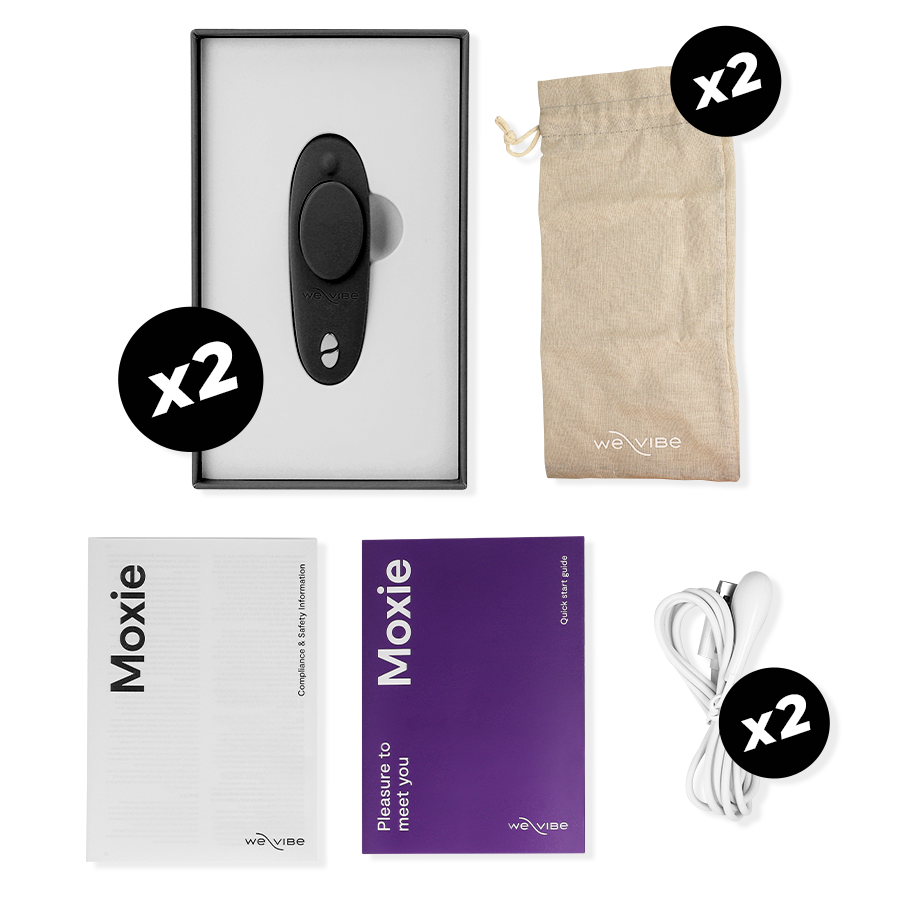 WE-VIBE - KIUSASTA MEITÄ SETTI MOXIE + MOXIE