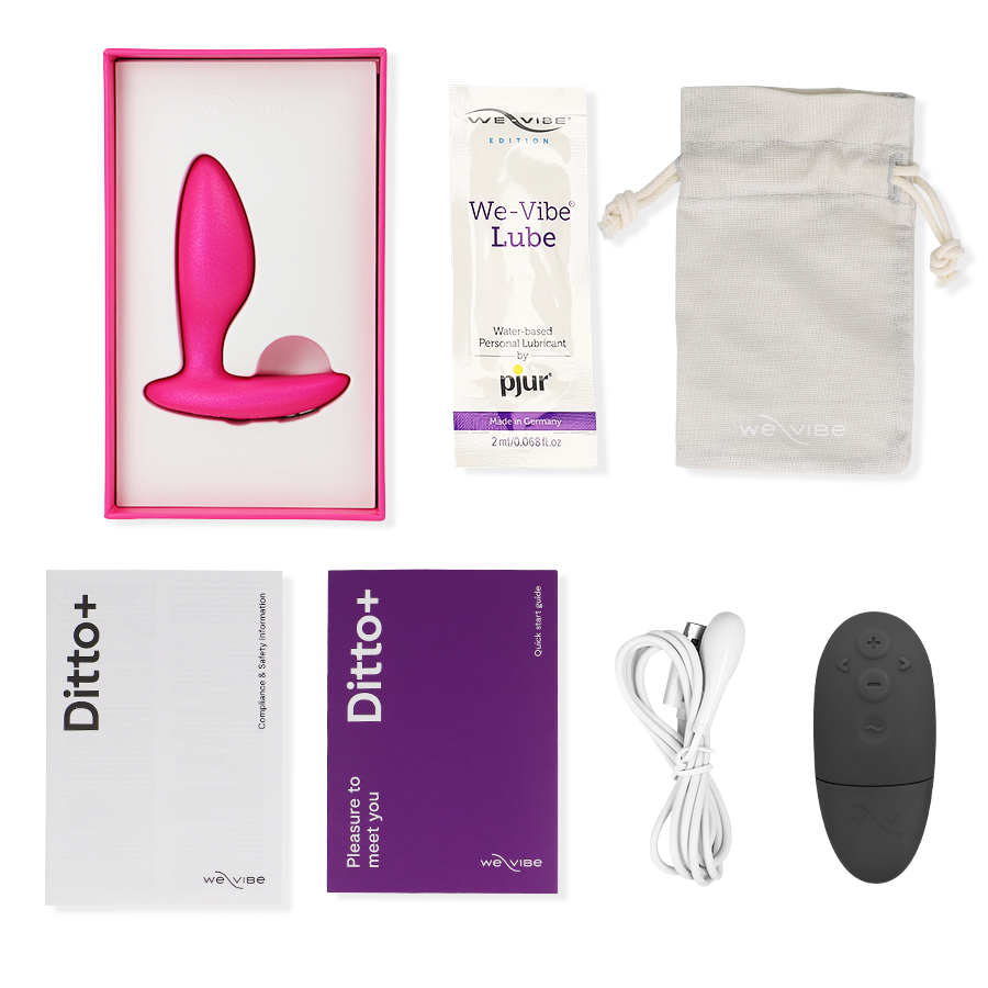 WE-VIBE - DITTO+ ANAALITULPPIVIBRAATORI VAALEANPUNAINEN