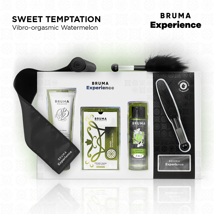 BRUMA XPERIENCE - SWEET TEMPTATION -PAKKAUS VIBRO-ORGASMINEN VESIMELONI
