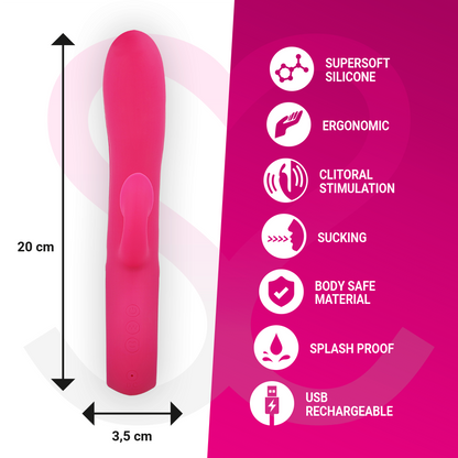 MORESSA - DUSTIN CLITORAL SUCTION AND POWERFUL VIBRATION PREMIUM SILICONE RECHARGEABLE