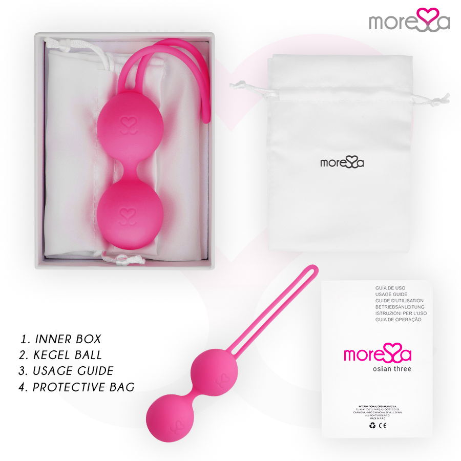 MORESSA - OSIAN THREE PREMIUM SILICONE PINKKI