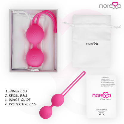 MORESSA - OSIAN THREE PREMIUM SILICONE PINKKI