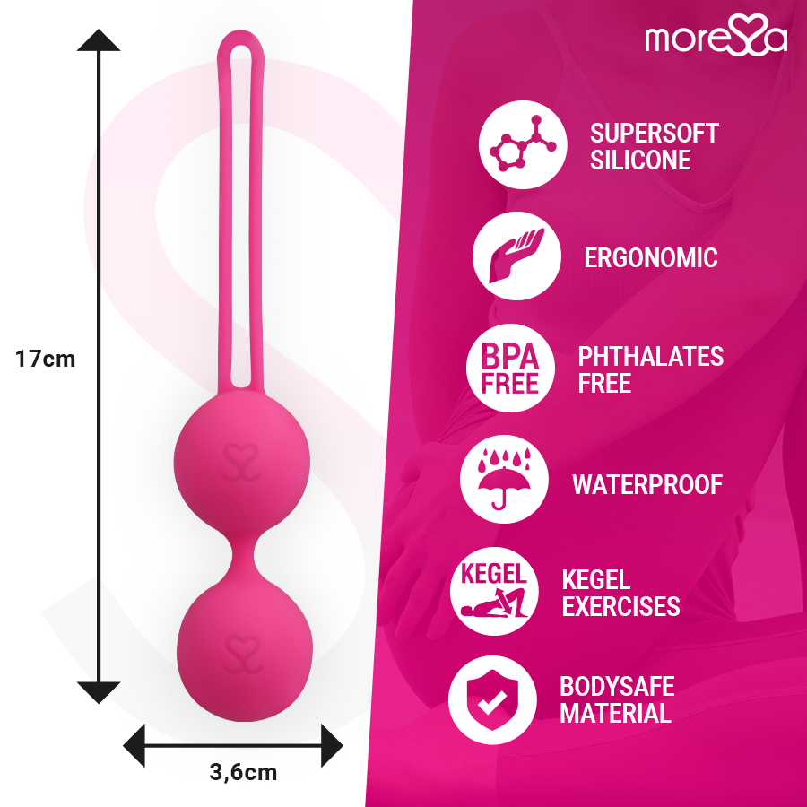MORESSA - OSIAN THREE PREMIUM SILICONE PINKKI