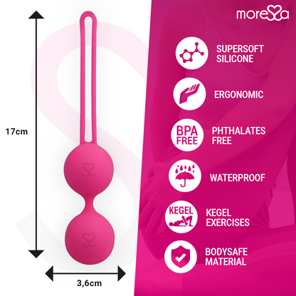 MORESSA - OSIAN THREE PREMIUM SILICONE PINKKI