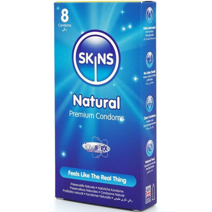 SKINS - NATURAL PREMIUM -KONDOMIT, 8 KPL