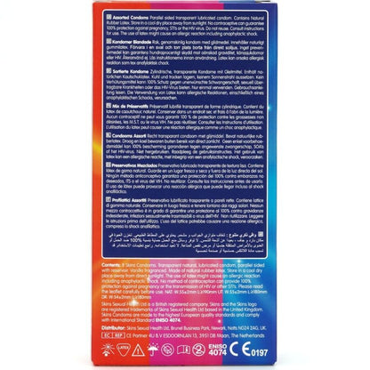 SKINS - ERILAISIA PREMIUM-KONDOMEJA 8 KPL