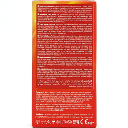 SKINS - ULTRA THIN PREMIUM -KONDOMIT, 8 KPL