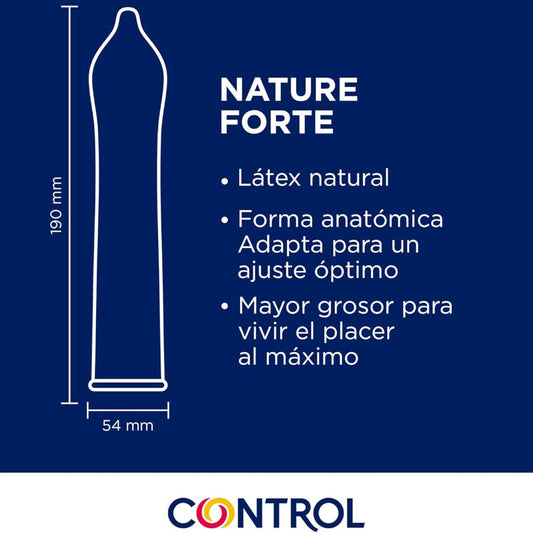 CONTROL - NATURE FORTE -KONDOMI 144 KPL