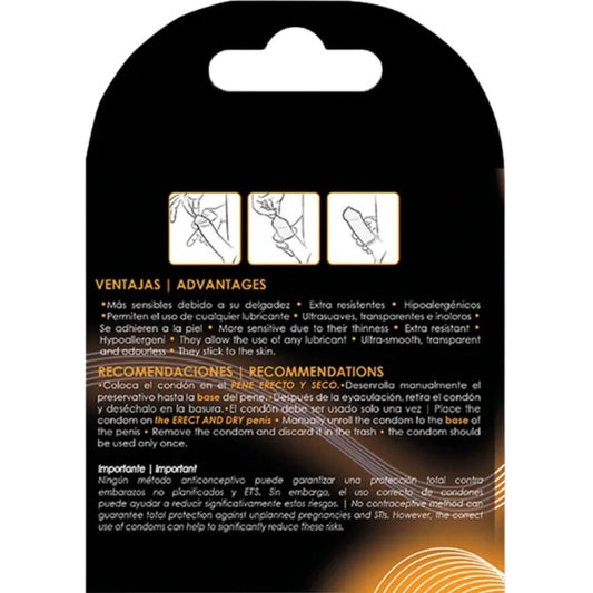 UNIQ - CLASSIC LATEX-VAPAAT KONDOMI 3 KPL