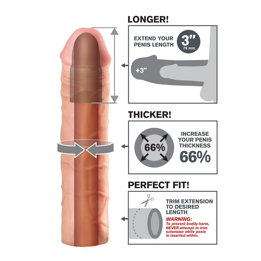 FANTASY X-TENSIONS - MEGA 3 -JÄLJENNYS FLESH