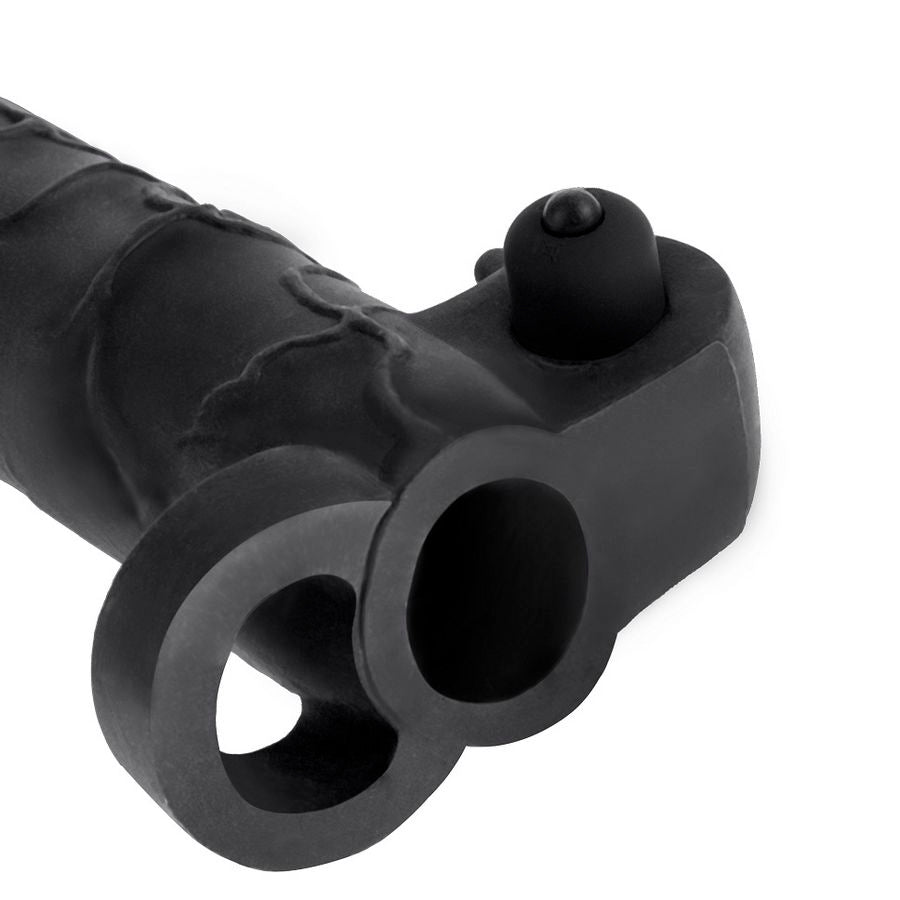 FANTASY X-TENSIONS - VÄRISEVÄ REAL FEEL 2 -PITKÄPIDIKE MUSTA