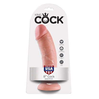 KING COCK - 8 IHOLLISIA DILDOJA 20,3 CM