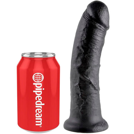 KING COCK - 8 MUSTA DILDO 20,3 CM